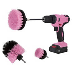 Power Drill Brush Set, Muave