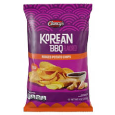 Korean BBQ Flavored Ridged Potato Chips, 9 oz