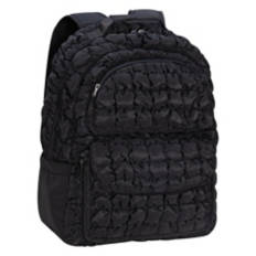 16" Backpack, Black Puffer