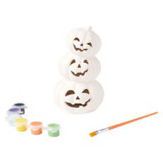 Paint-Your-Own Ceramic Figurine - Pumpkin