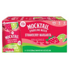 Zero Sugar Strawberry Margarita Sparkling Water - 8 pack, 12 fl oz can
