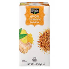 Ginger Turmeric Herbal Tea Bags, 20 count