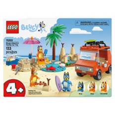 Bluey's Beach & Family Car Trip Building Blocks