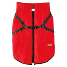 Pet Harness Jacket - Red, M