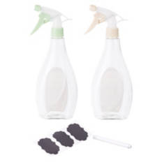 2 Pack Plastic Spray Bottles, Sage &Taupe