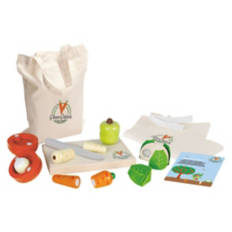 Kids Wood Food Roleplay Toy Set - Vegetable