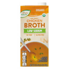 Organic  Low Sodium Chicken Broth, 32 oz