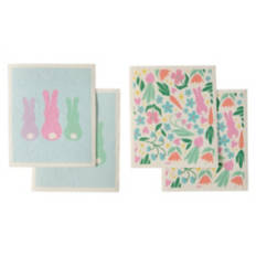 4 Pack Easter Swedish Dish Cloths - Peeps
