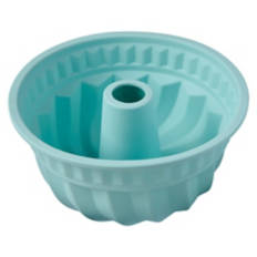 Silicone Bakeware - Fluted Pan, Light Blue