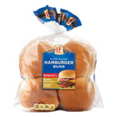 Pre  Sliced Hamburger Buns, 8 count