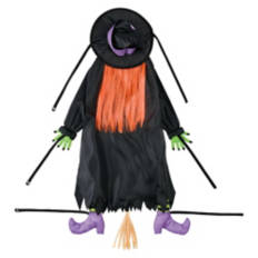 Halloween Crashing Witch, Orange