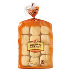 Brown and Serve Rolls, 12 count