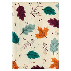 52" x 70" Vinyl Tablecloth - Leaves