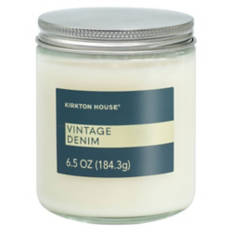 Single Wick Candle - Vintage Denim, 6.5 oz