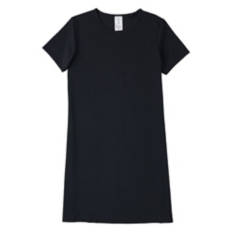 Ladies Jersey T-Shirt Dress - Black, M