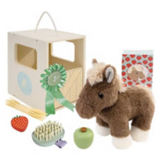 Kids Wooden Little Helpers Play Set - Horse