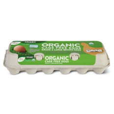 Organic  Cage Free Brown Eggs, 1 dozen