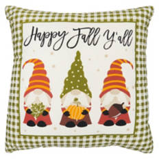18" x 18" Harvest Decor Pillow - Gnomes