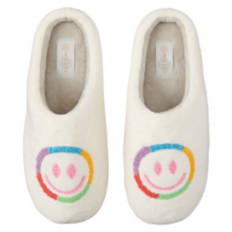 Ladies Novelty Slippers - Smiley, 7