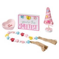 Valentine's Day Tray Objects - Conversation Hearts