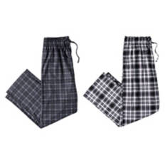 2 Pack Men's Sleep Pants - Grey, S