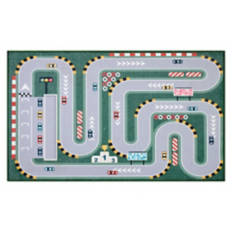 3' x 5' Washable Play Rug - Racetrack