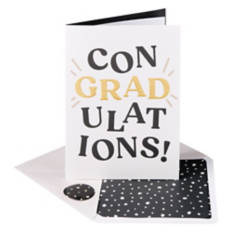Graduation Greeting Card - Congradulations