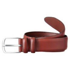 Men's Genuine Leather Dress Belt - Brown, XL