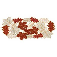 15" x 35" Table Centerpiece - Autumn Leaves
