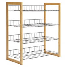 4 Tier Accessory Shelf, Black