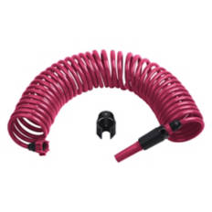 Coiled Garden Hose - Red