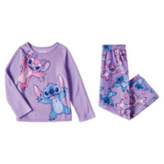 2 Piece Children's Fleece Pajama Set - Stitch, S