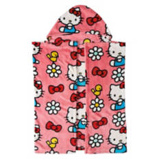 30" x 50" Hooded Throw - Hello Kitty