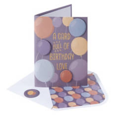 5" x 7" Birthday Greeting Card - Birthday Love