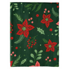 60" x 104" Holiday Cotton Tablecloth - Floral