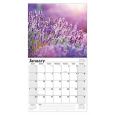 Year 2026 Premium Wall Calendar - Flowers