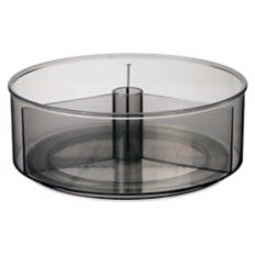 Divided Turntable, Clear Gray