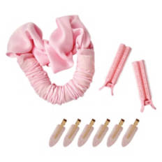 Heatless Hair Accessories Set, Pink