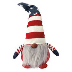 20" Summer Décor Gnomes - Red Stripes