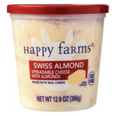 Swiss Almond Spreadable Cheese Cup