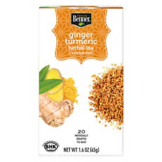 Ginger Turmeric Herbal Tea Bags