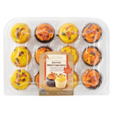 Assorted Mini Harvest Cupcakes, 12 count