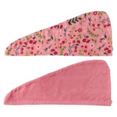 2 Pack Holiday Hair Towels - Floral