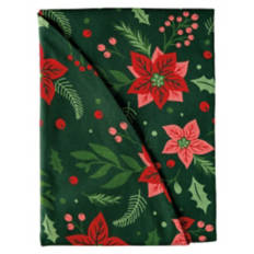 70" Round Holiday Cotton Tablecloth - Floral