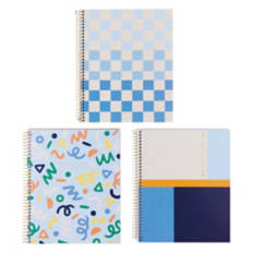 3 Pack Notebook Set - Check Set