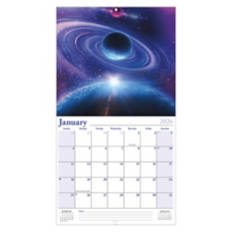 Year 2026 Premium Wall Calendar - Universe