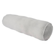 36" x 10" Super Soft Bolster Pillow, Gray Braided