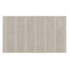 20" x 34" Ribcord Rectangle Shaped Kitchen Accent Rug, Taupe