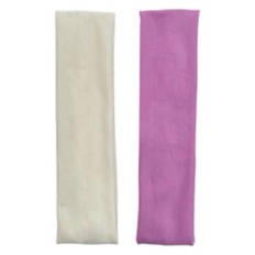 Headband, Cream/Lavender