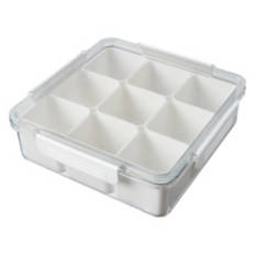 9 Compartment Square Shaped Food Container